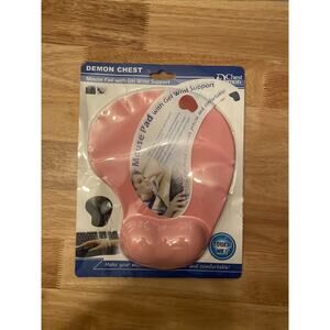 Office Mousepad with Gel Wrist Support - Ergonomic Gaming Desktop Memory Foam